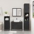 Juego de muebles de baño 3 pzas madera contrachapada