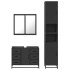 Juego de muebles de baño 3 pzas madera contrachapada
