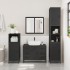 Juego de muebles de baño 3 pzas madera contrachapada