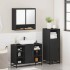 Juego de muebles de baño 3 pzas madera contrachapada