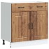 Mueble bajo de cocina Lucca madera