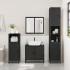 Juego de muebles de baño 4 pzas madera contrachapada