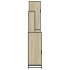 Juego de muebles de baño 4 pzas contrachapada roble