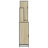 Juego de muebles de baño 4 pzas contrachapada roble