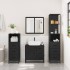 Juego de muebles de baño 4 pzas madera contrachapada
