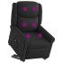 Sillón de masaje elevable eléctrico negro