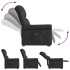 Sillón de masaje elevable eléctrico negro