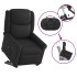 Sillón de masaje elevable eléctrico negro