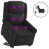 Sillón de masaje elevable eléctrico negro