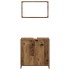 Juego de muebles de baño 3 piezas madera ingeniería