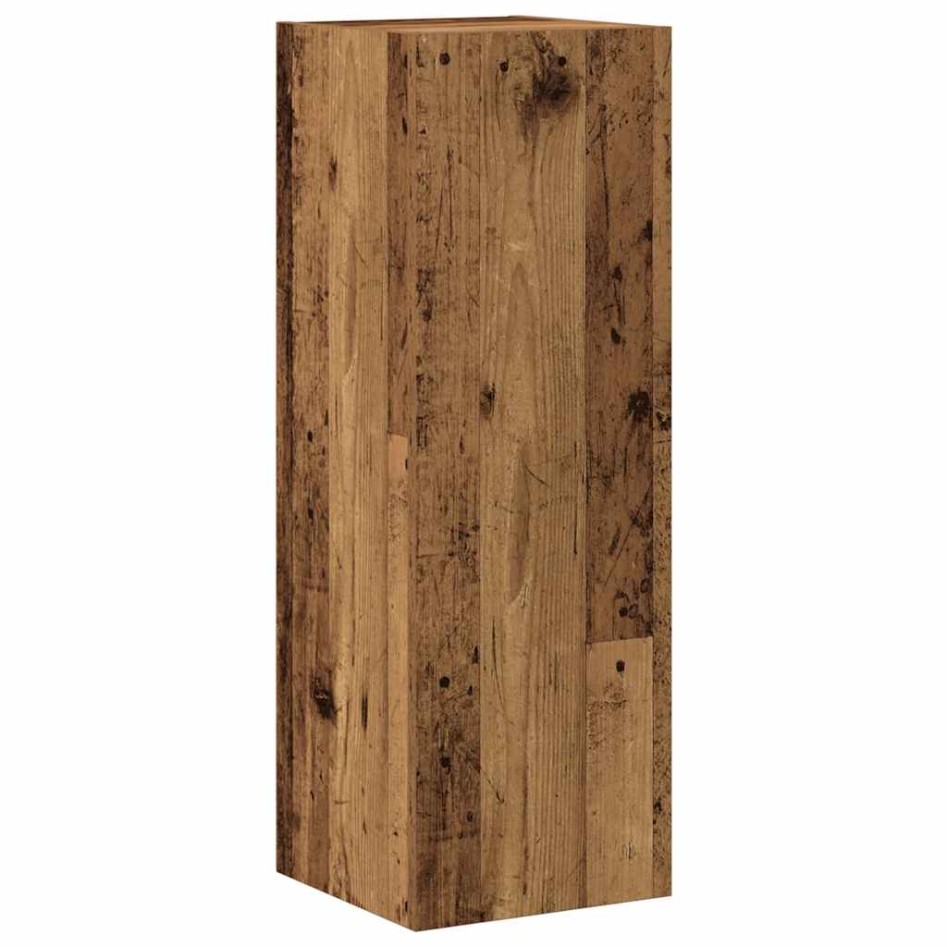 Muebles de TV de pared 5 uds madera vieja madera de