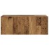 Muebles de TV de pared 6 uds madera vieja madera de