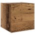 Muebles de TV de pared 6 uds madera vieja madera de