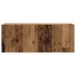 Conjunto de mueble de TV 7 piezas montado la pared madera