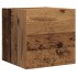 Conjunto de mueble de TV 7 piezas montado la pared madera