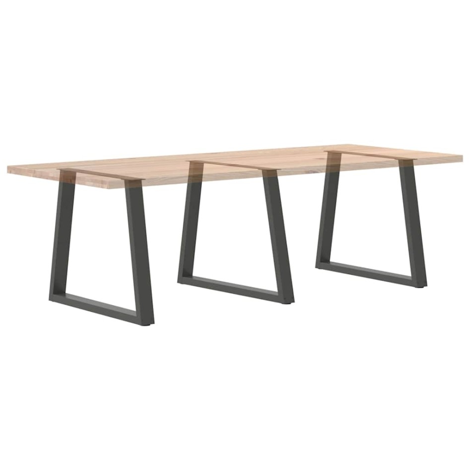 Patas para mesa de comedor en forma de V 3 uds antracita