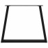 Patas para mesa de comedor en forma de V 3 uds acero
