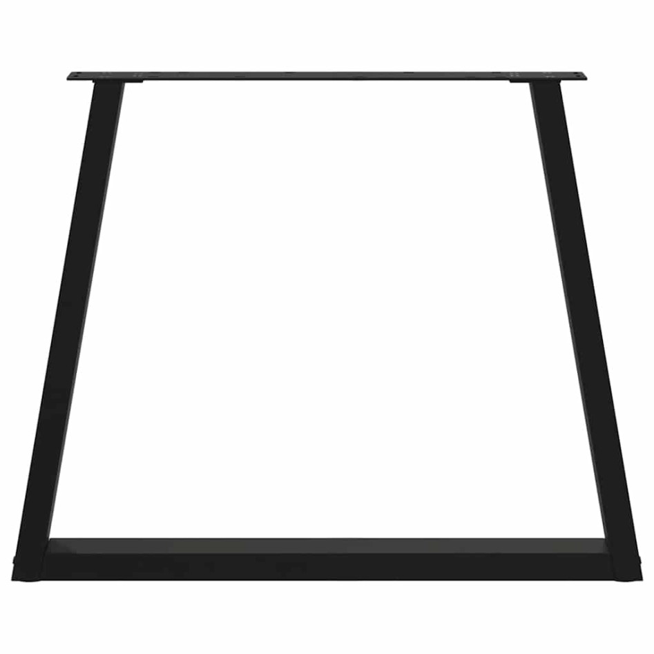 Patas para mesa de comedor en forma de V 3 uds acero