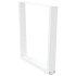Patas para mesa de comedor en forma de V 2 uds blanco