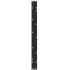 Patas mesa comedor forma V 2uds acero negro 100x(72-73,3)
