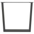 Patas para mesa comedor forma V 2uds antracita 90x(72-73,3)