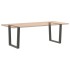 Patas para mesa comedor forma V 2uds antracita 90x(72-73,3)