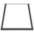 Patas para mesa de comedor en forma de V 3 uds antracita