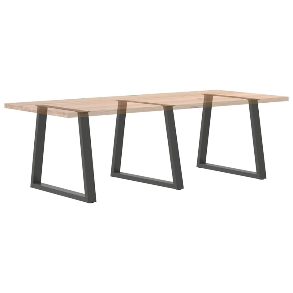 Patas para mesa de comedor en forma de V 3 uds antracita