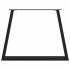 Patas para mesa de comedor en forma de V 3 uds acero