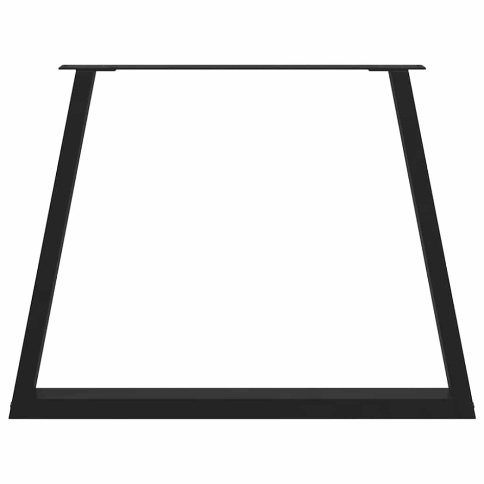 Patas para mesa de comedor en forma de V 3 uds acero