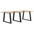 Patas para mesa de comedor en forma de V 3 uds acero