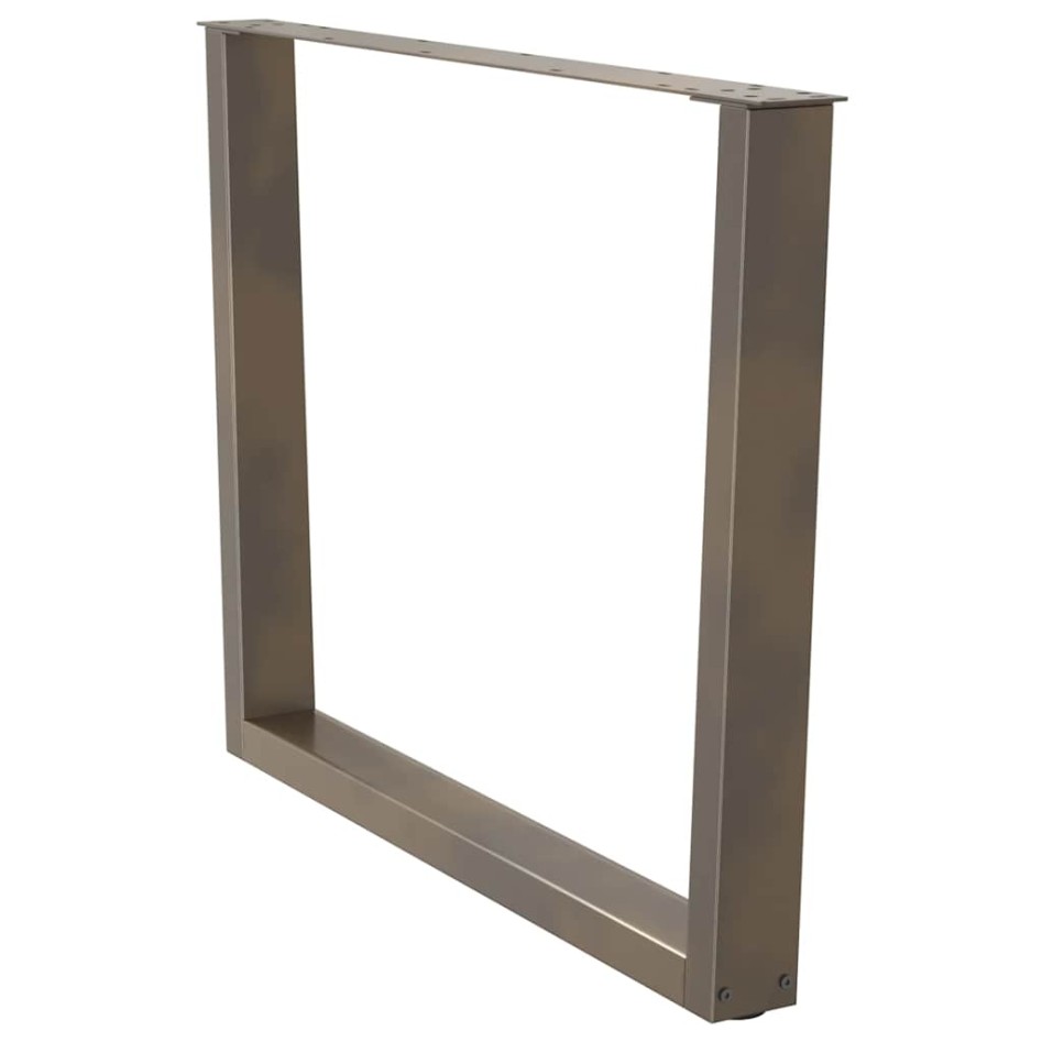 Patas para mesa de comedor en forma de V 3 uds acero