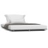 Estructura de cama madera maciza de pino gris 120x200