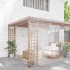 Lona transparente con ojales PVC 8x8