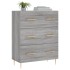 Aparador de madera de ingeniería gris Sonoma 69,5x34x90