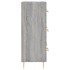 Aparador de madera de ingeniería gris Sonoma 69,5x34x90