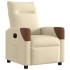 Sillón reclinable eléctrico de tela