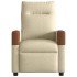 Sillón reclinable eléctrico de tela