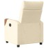 Sillón reclinable eléctrico de tela