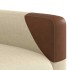 Sillón reclinable eléctrico de tela