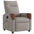Sillón reclinable de masaje eléctrico tela gris