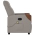 Sillón reclinable de masaje eléctrico tela gris