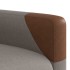 Sillón reclinable de masaje eléctrico tela gris