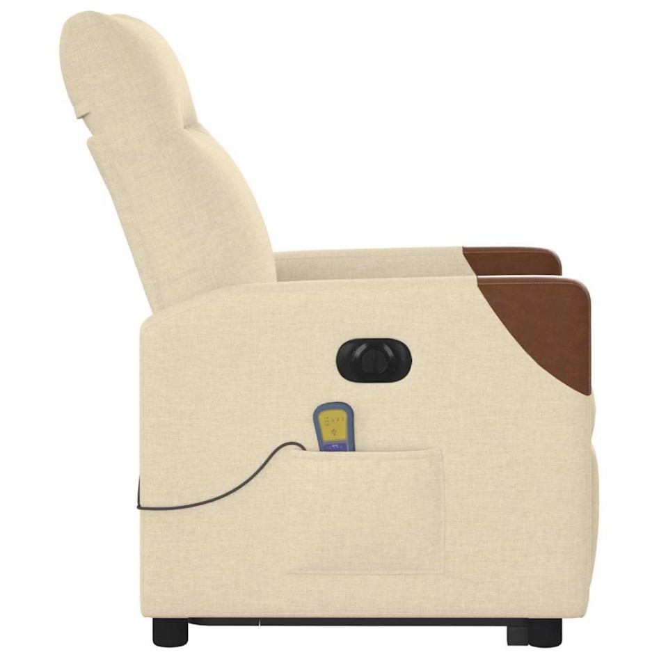 Sillón de masaje eléctrico reclinable elevable tela