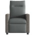 Sillón reclinable eléctrico de tela gris