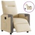 Sillón reclinable eléctrico de tela