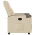 Sillón reclinable eléctrico de tela