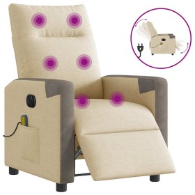 Sillón reclinable de masaje eléctrico tela color