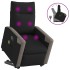 Sillón reclinable de masaje elevable tela