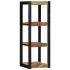 Estante de pared madera maciza de mango 35x35x100